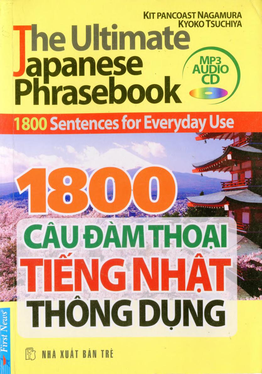 1800 Câu Đàm Thoại Tiếng Nhật Thông Dụng - Kèm MP3