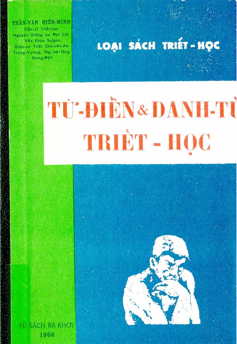 Từ Điển Và Danh Từ Triết Học - Trần Văn Hiến Minh