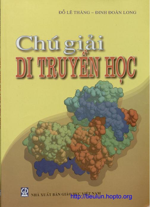 Chú giải Di truyền học