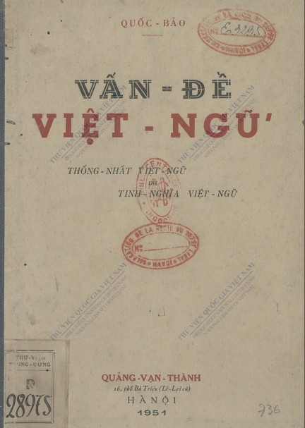 Vấn Đề Việt Ngữ - Quốc Bảo