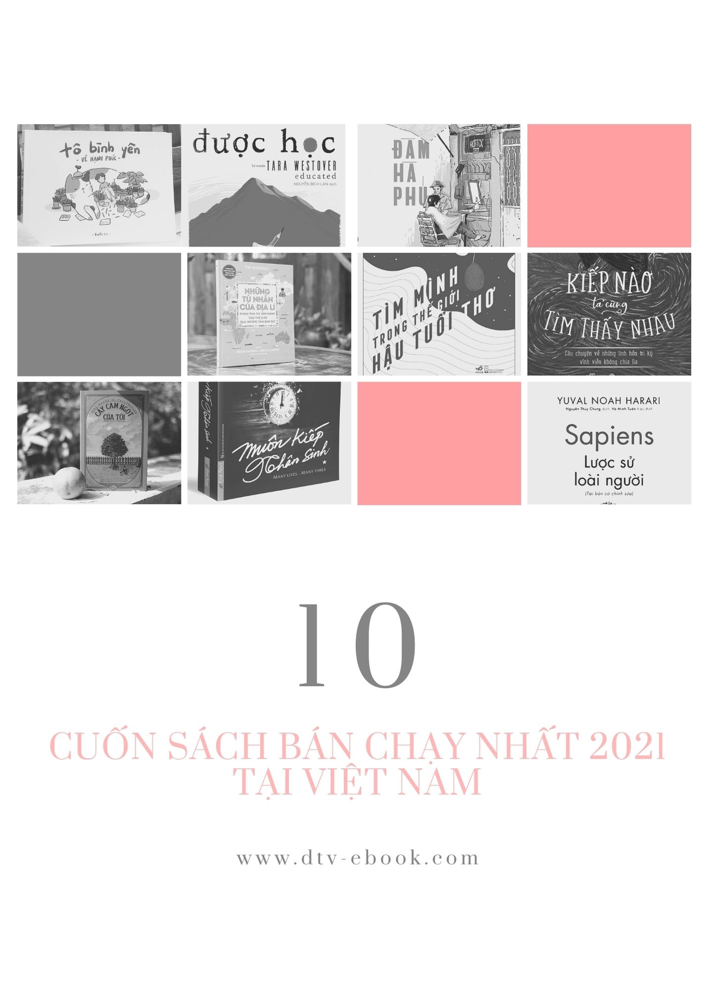 10 Cuốn Sách Bán Chạy Nhất 2021 Tại Việt Nam