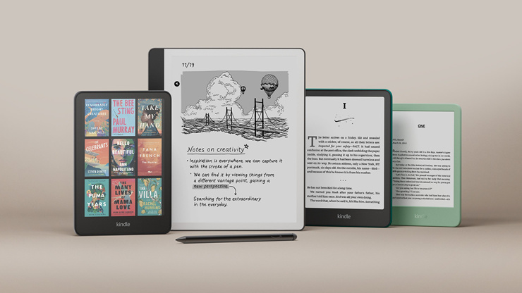 Loạt máy đọc sách Kindle mới được công bố của Amazon.