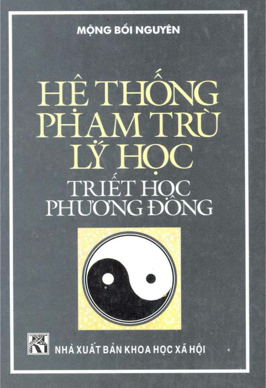 Hệ Thống Phạm Trù Lý Học Triết Học Phương Đông - Mộng Bồi Nguyên