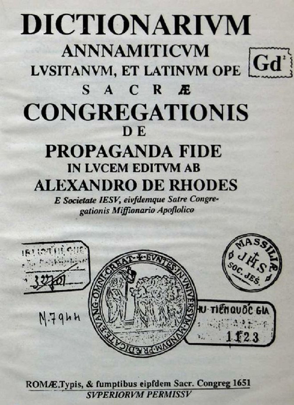 Nhung tac pham Viet ngu ghi dau an Alexandre de Rhodes hinh anh 4 