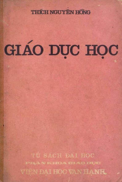 Giáo Dục Học - Thích Nguyên Hồng