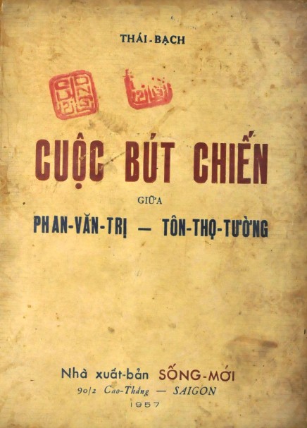 Cuộc Bút Chiến Giữa Phan Văn Trị Và Tôn Thọ Tường