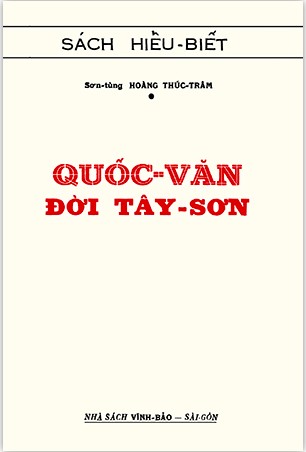 Quốc Văn Đời Tây Sơn