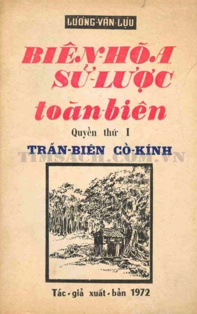 Biên Hòa Sử Lược Toàn Biên Quyển 1