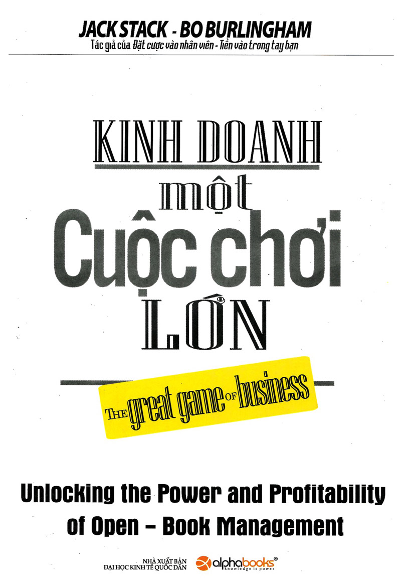 Kinh Doanh - Một Cuộc Chơi Lớn