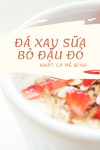 Đá Xay Sữa Bò Đậu Đỏ