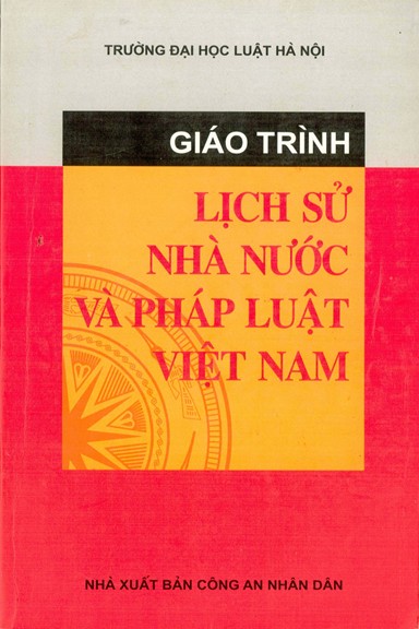 Lịch Sử Nhà Nước Và Pháp Luật Việt Nam