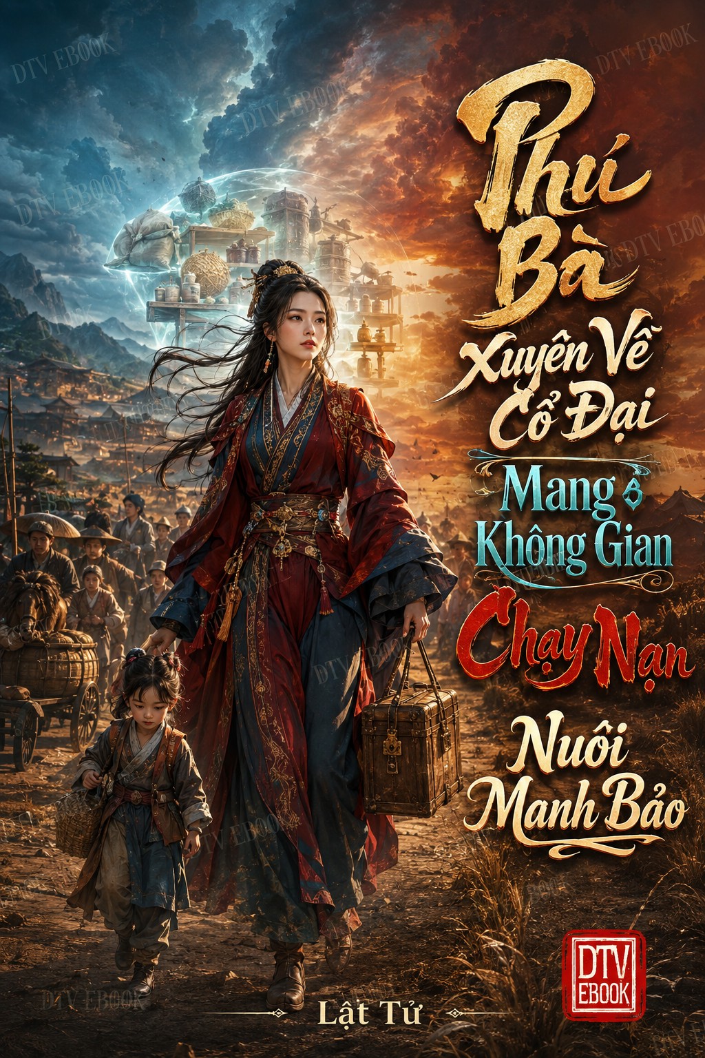 Phú Bà Xuyên Về Cổ Đại Mang Không Gian Chạy Nạn Nuôi Manh Bảo